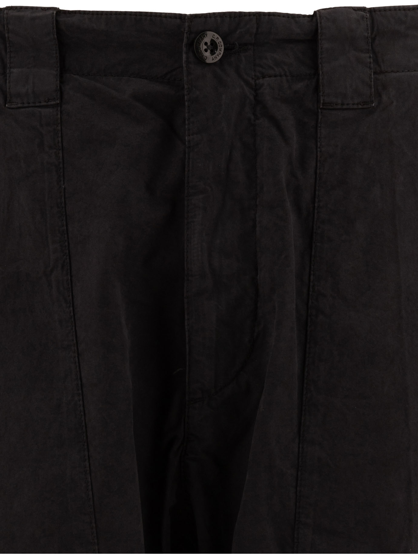 C.P. COMPANY Black   Microreps Loose Utility trousers